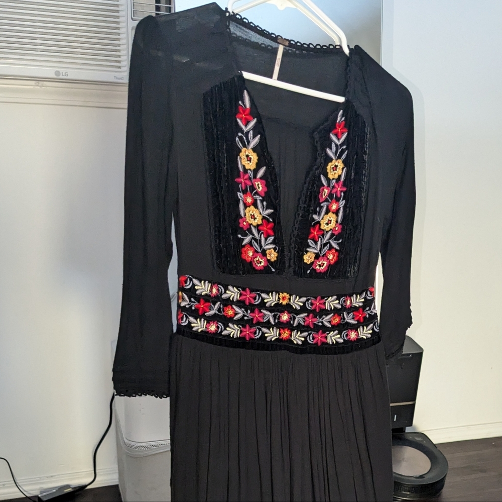 Free People Embroidered Dress